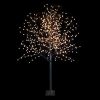 Arbre lumineux branche noir LED Jaune Hauteur : 240 cm