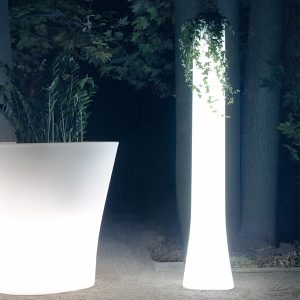 Location pot à plantes lumineux BONES Stock Light matériel luminaire événementiel Toulouse et partout en France