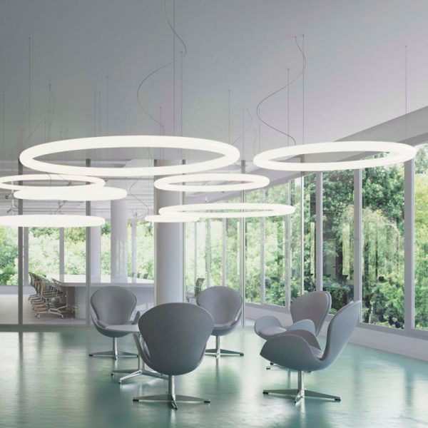 Location suspension GIOTTO aménagement d'espace mobilier et lumière pour événementiel Stock Light loue à Toulouse et en France